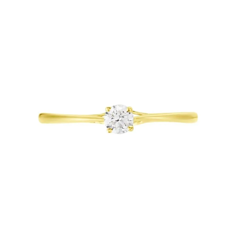 Bague Solitaire Or Jaune Solenia Diamant|Marc Orian Online