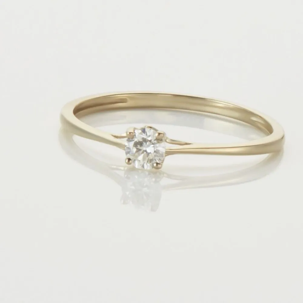 Bague Solitaire Or Jaune Solenia Diamant|Marc Orian Online