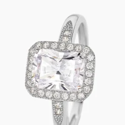 Bague Solitaire Pilar Argent Blanc Oxyde De Zirconium|Marc Orian Sale