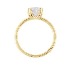 Bague Solitaire Plaqué Or Liber Oxyde De Zirconium|Marc Orian Discount