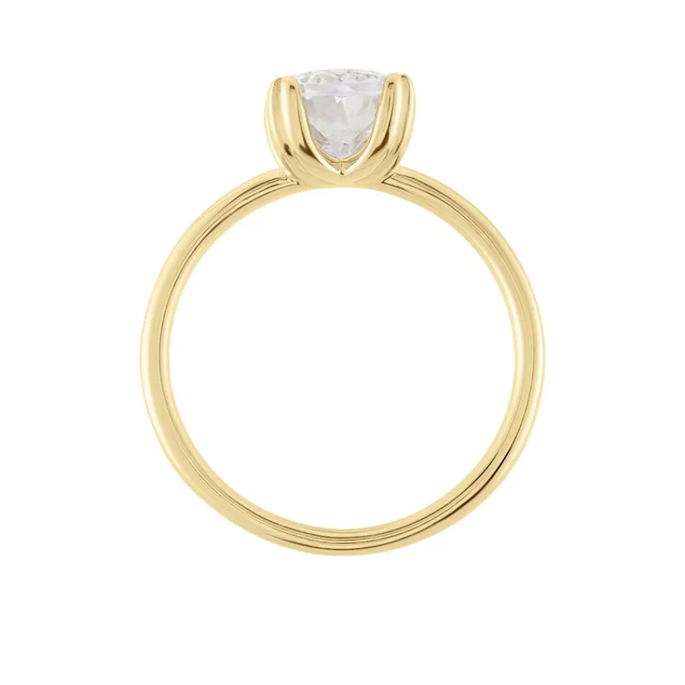 Bague Solitaire Plaqué Or Liber Oxyde De Zirconium|Marc Orian Discount