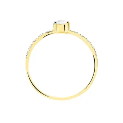 Bague Solitaire Sedonia Or Jaune Oxyde De Zirconium|Marc Orian Sale