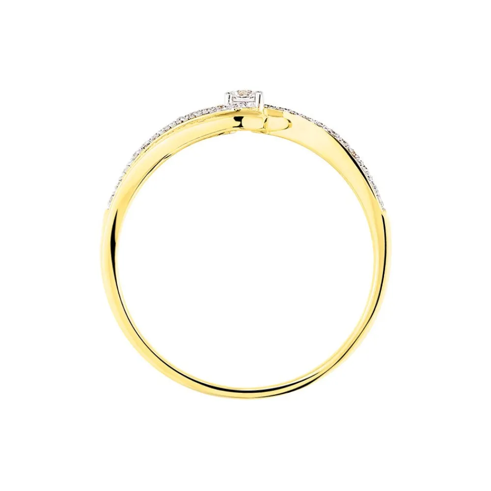 Bague Solitaire Sitan Or Jaune Diamant|Marc Orian