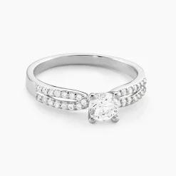 Bague Solitaire Solitea Argent Blanc Oxyde De Zirconium|Marc Orian Best