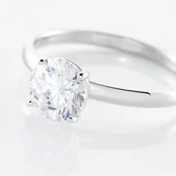 Bague Solitaire Stella Argent Blanc Oxyde De Zirconium|Marc Orian Hot
