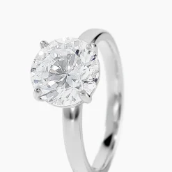 Bague Solitaire Stella Argent Blanc Oxyde De Zirconium|Marc Orian Hot