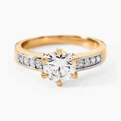 Bague Solitaire Stevie Plaqué Or Jaune Oxyde De Zirconium|Marc Orian Best