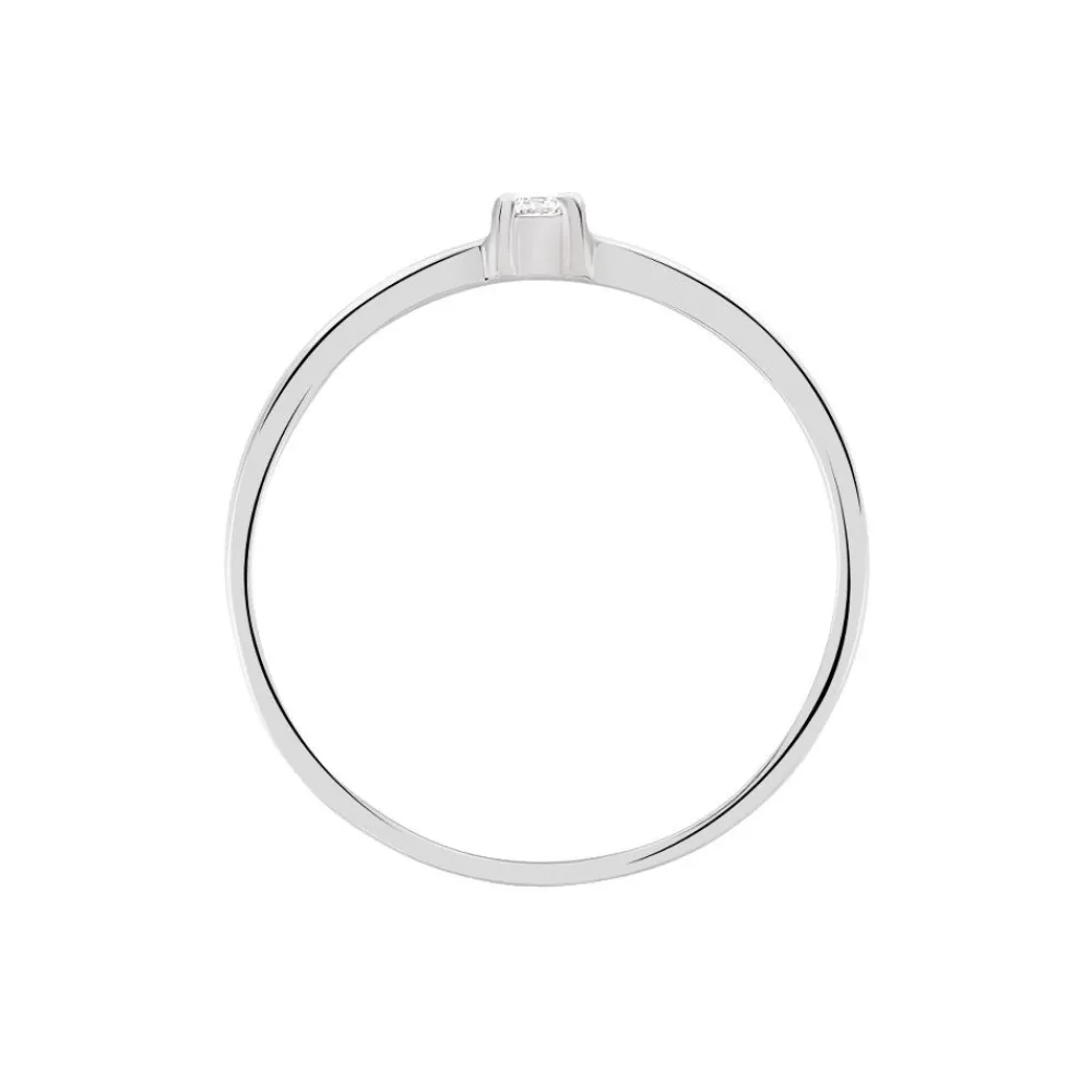 Bague Solitaire Superposition Or Blanc Diamant|Marc Orian Clearance