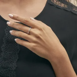 Bague Solitaire Symphonie Or Blanc Diamant|Marc Orian Discount
