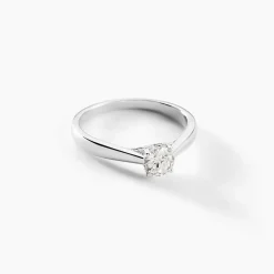 Bague Solitaire Vicoeuria Or Blanc Diamant Synthétique|Marc Orian Discount