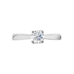 Bague Solitaire Vicoeuria Or Blanc Diamant Synthétique|Marc Orian Sale