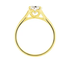 Bague Solitaire Vicoeuria Or Jaune Diamant Synthétique|Marc Orian Best