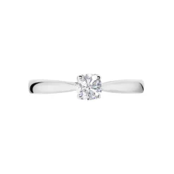 Bague Solitaire Vicoeuria Or Blanc Diamant Synthétique|Marc Orian Sale