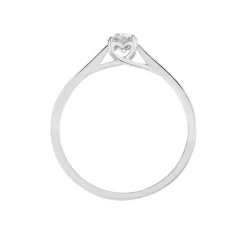Bague Solitaire Vicoeuria Or Blanc Diamant Synthétique|Marc Orian Sale