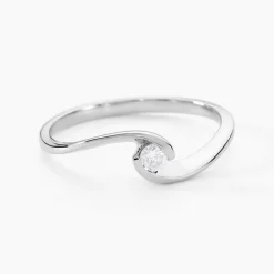 Bague Solitaire Vrille Or Blanc Diamant|Marc Orian Clearance