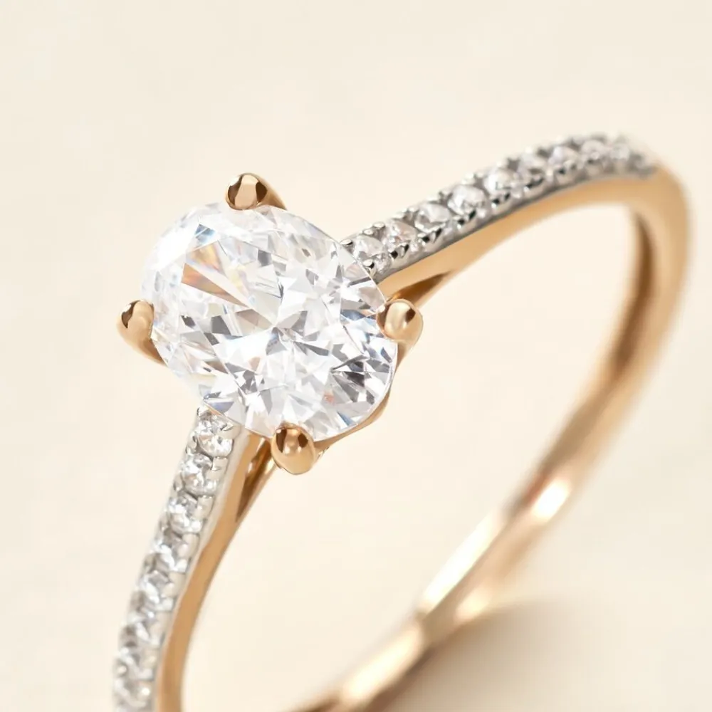 Bague Sorley Or Jaune Oxyde De Zirconium|Marc Orian New