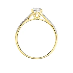 Bague Sorley Or Jaune Oxyde De Zirconium|Marc Orian New