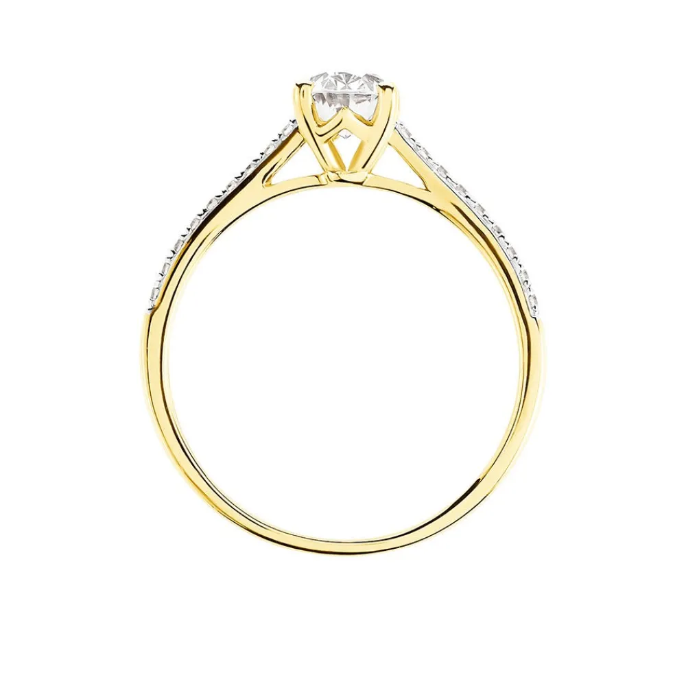 Bague Sorley Or Jaune Oxyde De Zirconium|Marc Orian New