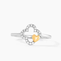 Bague Sorya Or Jaune Argent Blanc Oxyde De Zirconium|Marc Orian Discount