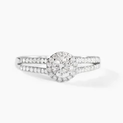 Bague Sosanna Platine Blanc Diamant Synthétique