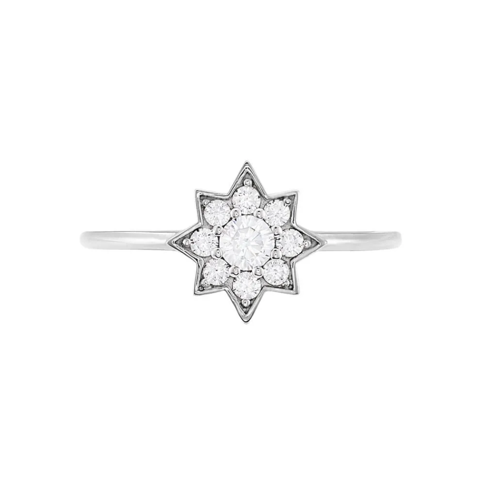 Bague Starla Argent Blanc Oxyde De Zirconium|Marc Orian Hot