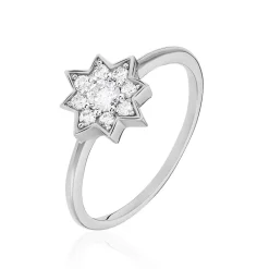Bague Starla Argent Blanc Oxyde De Zirconium|Marc Orian Hot