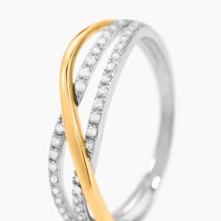 Bague Suelly Or Jaune Argent Blanc Oxyde De Zirconium|Marc Orian Sale