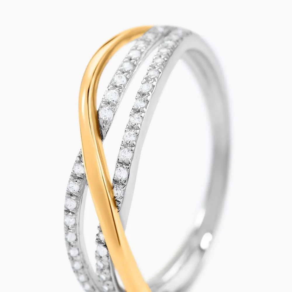 Bague Suelly Or Jaune Argent Blanc Oxyde De Zirconium|Marc Orian Sale