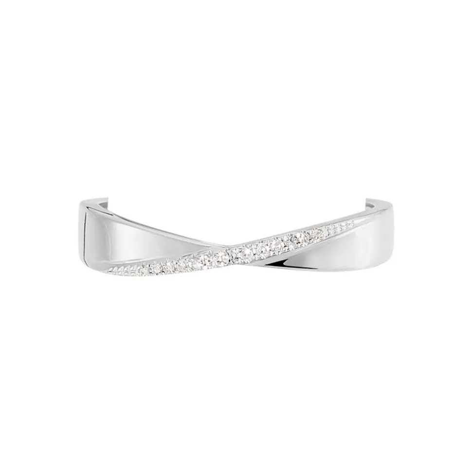 Bague Suzie Or Blanc Diamant