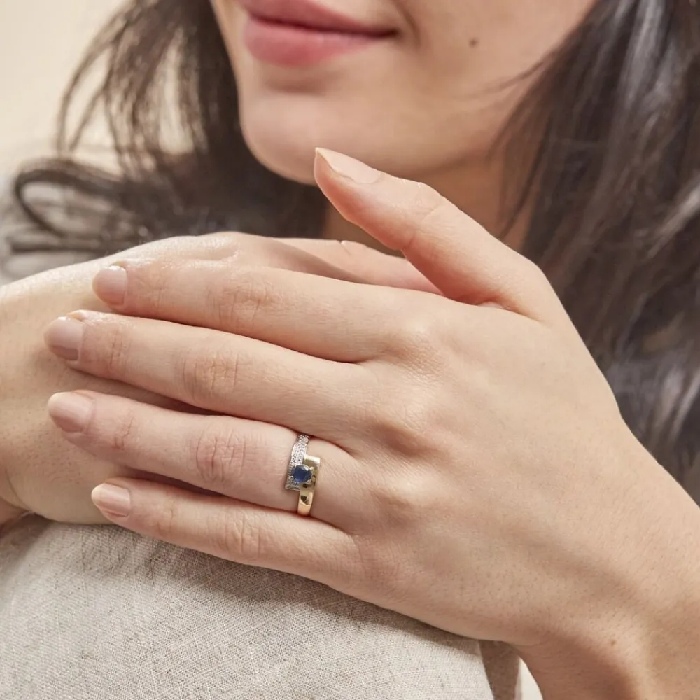 Bague Taila Or Jaune Saphir|Marc Orian