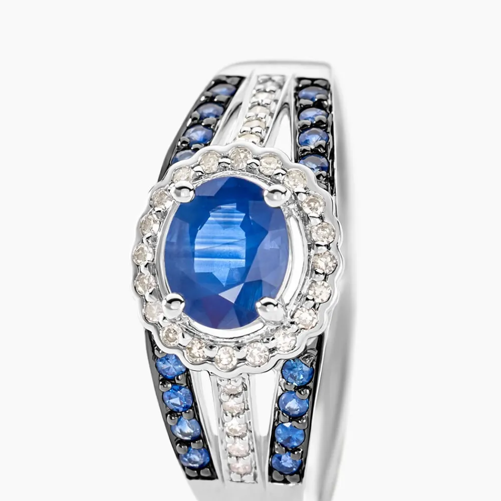 Bague Taliya Or Blanc Saphir Diamant|Marc Orian Outlet