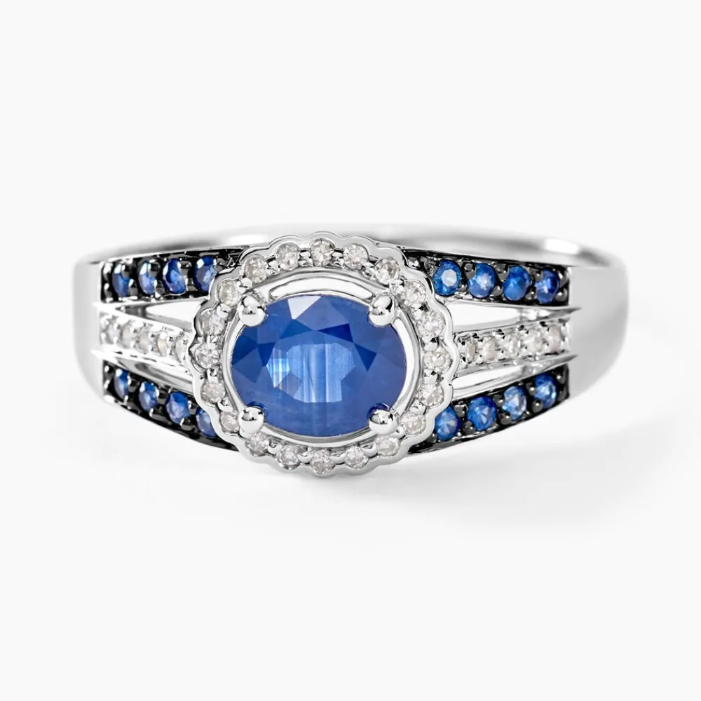 Bague Taliya Or Blanc Saphir Diamant|Marc Orian Outlet
