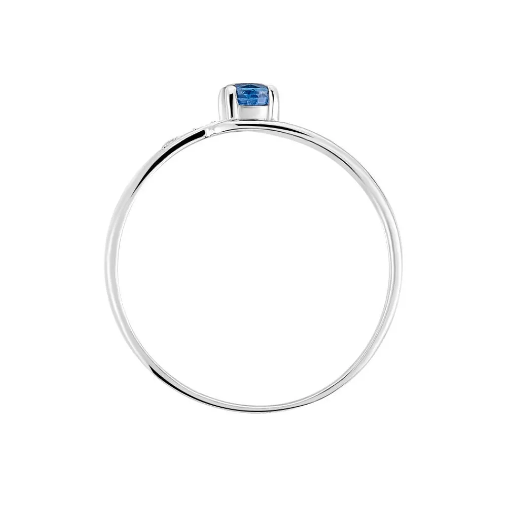 Bague Tanissia Or Blanc Saphir Et Diamant|Marc Orian Outlet