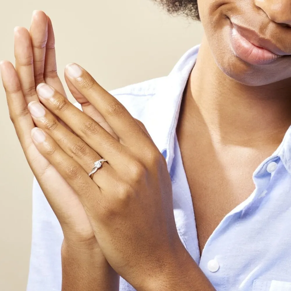 Bague Tilla Or Jaune Oxyde De Zirconium|Marc Orian Clearance