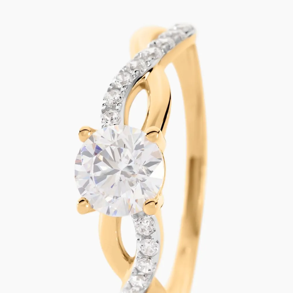Bague Tilla Or Jaune Oxyde De Zirconium|Marc Orian Clearance