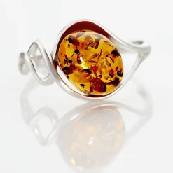 Bague Titziana Argent Blanc Ambre|Marc Orian Sale