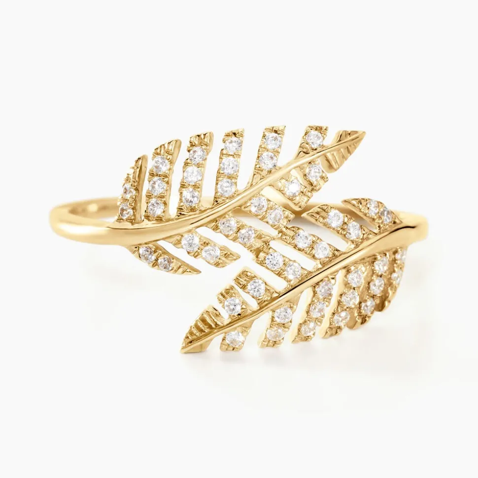 Bague Tourkia Or Jaune Oxyde De Zirconium
