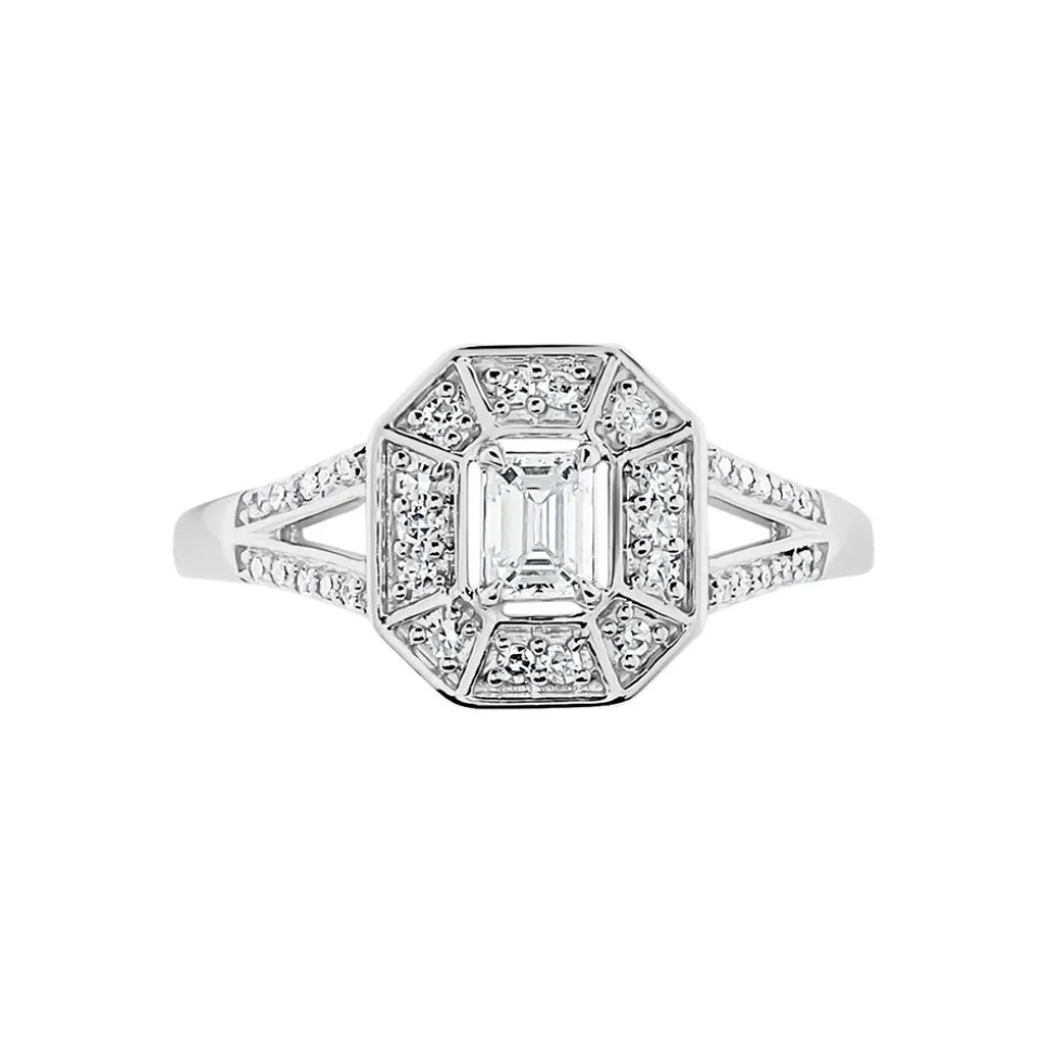 Bague Transmission Or Blanc Diamant