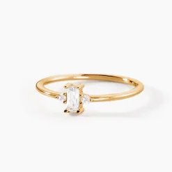 Bague Valentyne Plaque Or Jaune Oxyde De Zirconium|Marc Orian Sale
