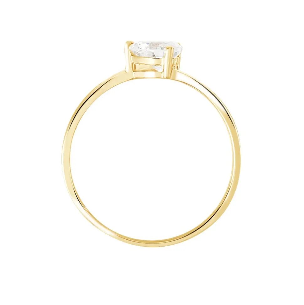 Bague Valeriana Or Jaune Oxyde De Zirconium