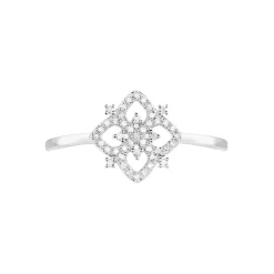 Bague Vasya Or Blanc Diamant
