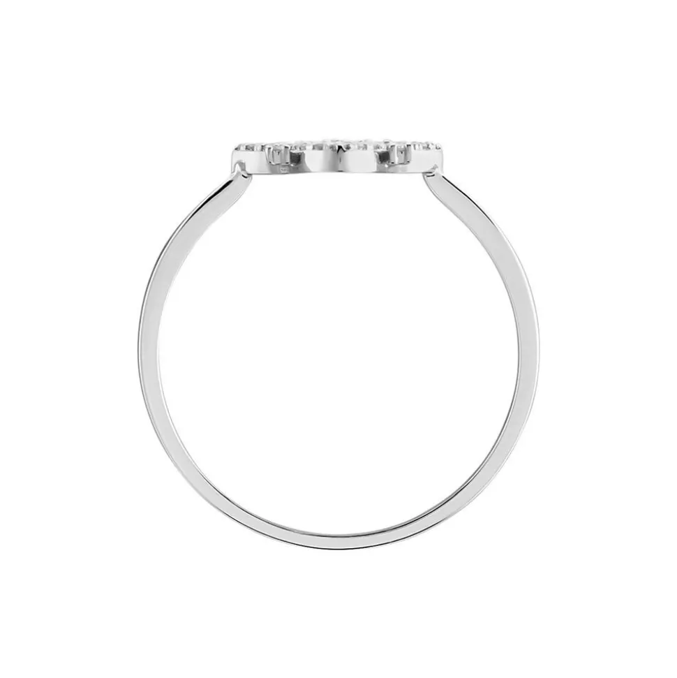 Bague Vasya Or Blanc Diamant