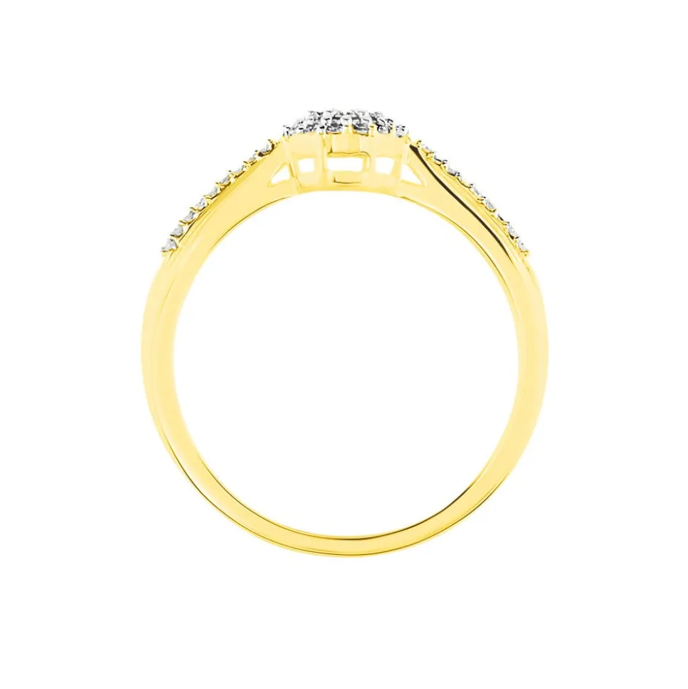 Bague Veranina Or Jaune Diamant