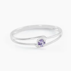 Bague Veroucha Or Blanc Amethyste|Marc Orian New