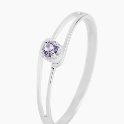 Bague Veroucha Or Blanc Amethyste|Marc Orian New