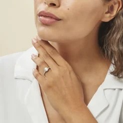 Bague Viky Argent Blanc Oxyde De Zirconium|Marc Orian Outlet