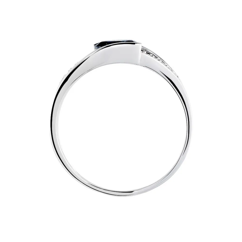 Bague Viyan Or Blanc Saphir Et Diamant|Marc Orian Hot