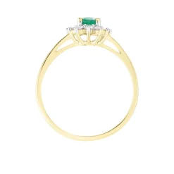 Bague Vladimir Or Jaune Emeraude Diamants|Marc Orian Hot