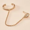 Bijou D'oreille Unitaire Karolina Plaqué Or Jaune Oxyde De Zirconium|Marc Orian Hot