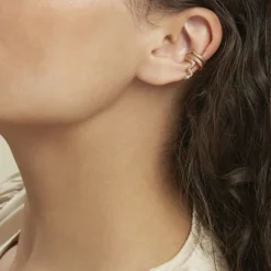 Bijou D'oreille Unitaire Silohe Plaqué Or Jaune|Marc Orian Best